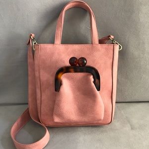 Anthropologie Blush Change Pocket Crossbody